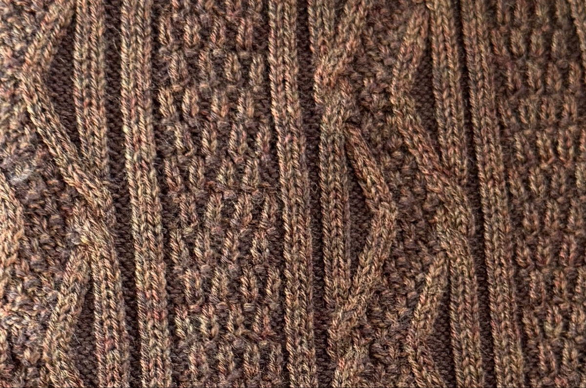  Merino Pima Fisherman sweater AUTUMN COLOR