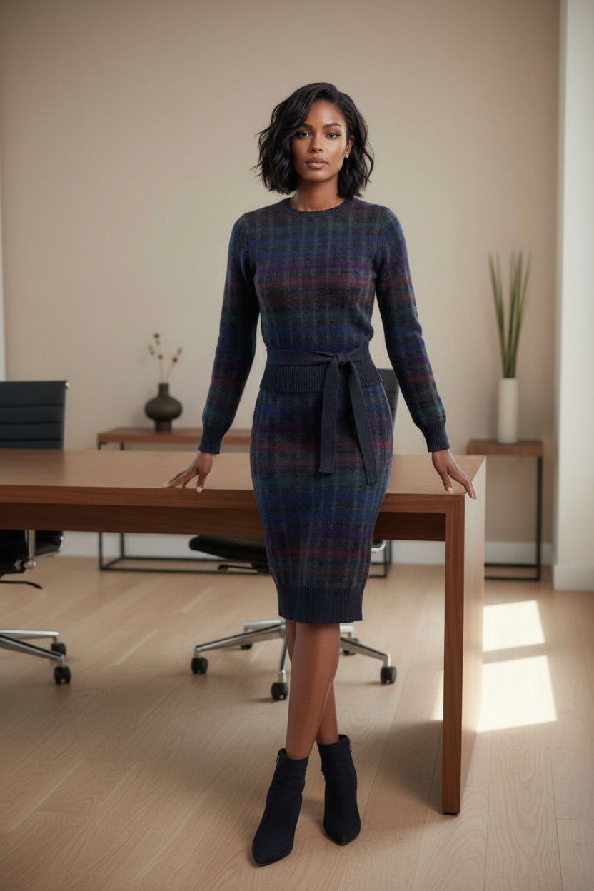 The Baby Alpaca Two Piece Dress